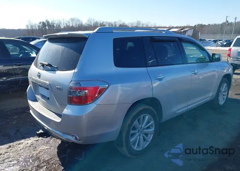 2008 Toyota Highlander Hybrid Limited из США, поврежденный, VIN JTEEW44A482023632